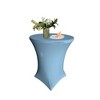 Slickblue Round Spandex Table Cover – Fits 32" or 36" Dia. x 42" High Tables, Wrinkle-Free Stretch Fit, 10 Colors - 2 of 3