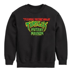 Boys' - Teenage Mutant Ninja Turtles - Movie Logo Graphic Long Sleeve Fleece Sweatshirt - 1 of 4