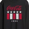 Men's - Coca-Cola - 1886 Stars Stripes Long Sleeve Graphic T-Shirt - 2 of 4