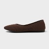 Women's Claire Knit Washable Ballet Flats - A New Day™ - 2 of 4
