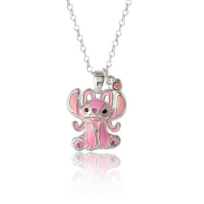 Disney Lilo and Stitch Angel Rose Preciosa Crystal Pendant