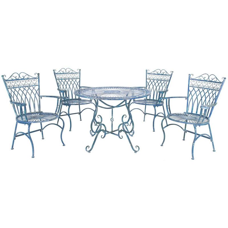 Thessaly 5 Piece Patio Outdoor Seating Set  - Safavieh, 1 of 8