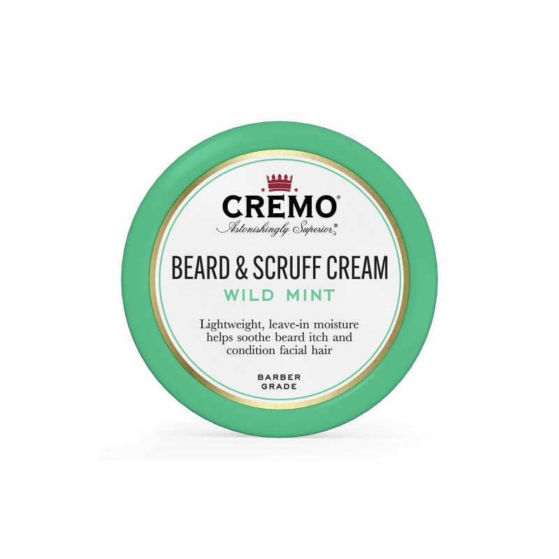 Cremo One-For-All Beard &#38; Scruff Cream Mint Blend - 4oz, 1 of 7
