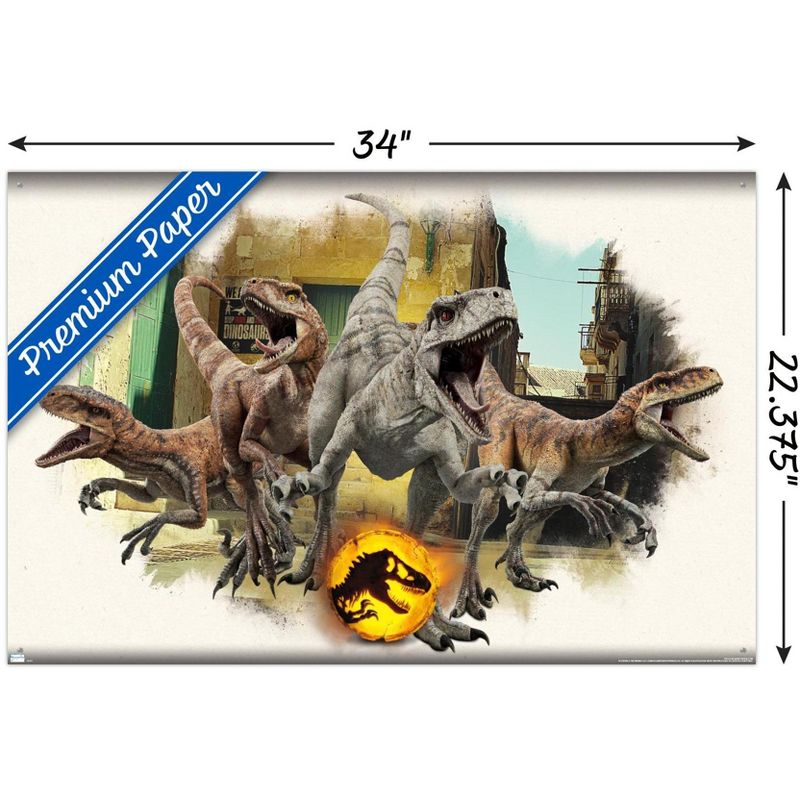 Trends International Jurassic World: Dominion - Atrociraptors Focal Unframed Wall Poster Prints, 3 of 7