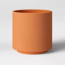 8" Embossed Planter Terracotta - Project 62™
