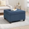 CAVINAS Modern Pull-Open Top Square Ottoman Bench with Storage,Waffle Button Tufted Ottoman for Living Room,Bedroom - 2 of 4