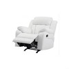 PU Recliner Chair with Padded Arms, Foam Cushion, Compact Design for Living Room - 4 of 4