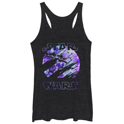 Women's Star Wars The Force Awakens X-wing Racerback Tank Top : Target