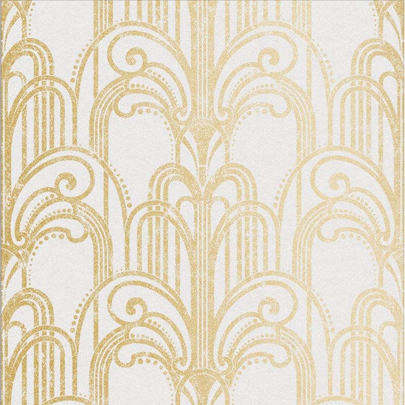 Art Deco Gold and Pearl Geometric Paste the Wall Wallpaper, 1 of 5