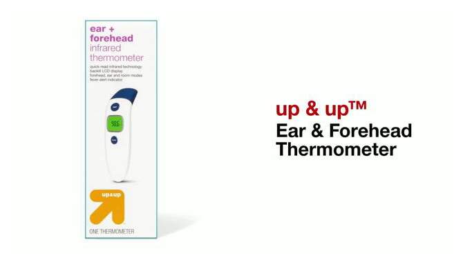 Ear &#38; Forehead Thermometer - up &#38; up&#8482;, 2 of 7, play video