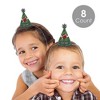 Big Dot of Happiness End Zone - Football - Mini Cone Baby Shower or Birthday Party Hats - Small Little Party Hats - Set of 8 - 2 of 4