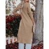 Womens Cardigan Knee Length Ribbed Open Front Cardigan Lightweight Sweater Jacket - 2 of 4