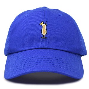 Dalix Pina Colada Embroidered Cap Cotton Baseball Cute Cool Dad Hat Womens - 1 of 4