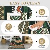 Vintage Patchwork Runner Rug - Machine Washable, Non-Slip, Stain-Resistant, Geometric Design, Foldable, Soft Low-Pile for Hallway - 2 of 4