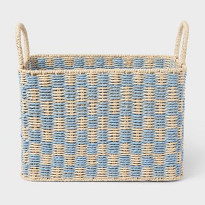 Woven Paper Kids' Storage Bin - Pillowfort™ - 1 of 3