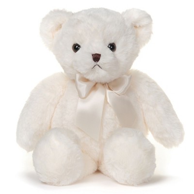 Bearington Chipper, 15 Inch White Teddy Bear Stuffed Animal, Makes a Great Gift for Birthday, Anniversary, Holiday, or Graduation