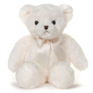 Bearington Chipper, 15 Inch White Teddy Bear Stuffed Animal, Makes a Great Gift for Birthday, Anniversary, Holiday, or Graduation - 1 of 4
