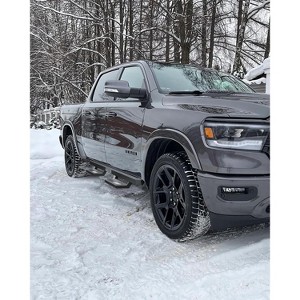 Running Boards 450LB Black Powder Coating Non-Slip Design Side Steps Rock Sliders Fits 2018 2019 2020 2021 2022 2023 2024 2025 Wrangler JL 4DR - 1 of 4