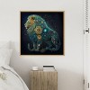Amanti Art Floral Celestial Leo by Jake Fouracre Canvas Wall Art Print Framed - 4 of 4