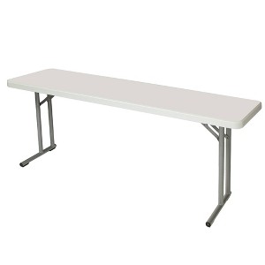 18"x72" Heavy Duty Seminar Folding Banquet Table Speckled Gray - Hampden Furnishings: Heat-Resistant, 700 lbs Capacity, No Assembly - 1 of 4