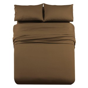 Egyptian Linens Extra Deep Pockets (22 inches) Heavyweight 1000 Thread Count Sheet Set - 1 of 4