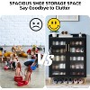 5-Tier Shoe Storage Cabinet with Glass Doors, Shoe Organizer Cabinet for Entryway, Living Room, Hallway - 3 of 4