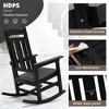 Arceso Outdoor Rocking Chair,  20 Inch  Weather Resistant  Rocker Chairs, 350lb Heavy Duty, Oversized Porch for Adult - 3 of 4