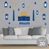 Big Dot of Happiness Eid Mubarak - Peel and Stick Ramadan Vinyl Wall Art Stickers - Wall Decals - Set of 20 - 2 of 4