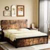 Platform Bed Frame with Headboard & 4 Storage Drawers, Sturdy Quiet Metal Platform Bed Frame - 3 of 4
