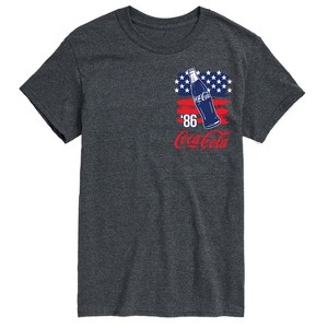 Men's - Coca-Cola - Patriotic American Bottle 86 Short Sleeve Graphic T-Shirt - 1 of 4