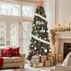2025 Latest Christmas PVC Pine Needle Mixed Artificial Tree with Realistic Pine Needles and Berry Accents, Suitable for Christmas Holiday Parties - 2 of 4