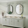 Apmir Oval High-Strength Tempered Glass and Aluminum Alloy Framed French Cleat Mounted Wall Decor Bathroom Vanity Mirror with 5-Year Warranty - 2 of 4