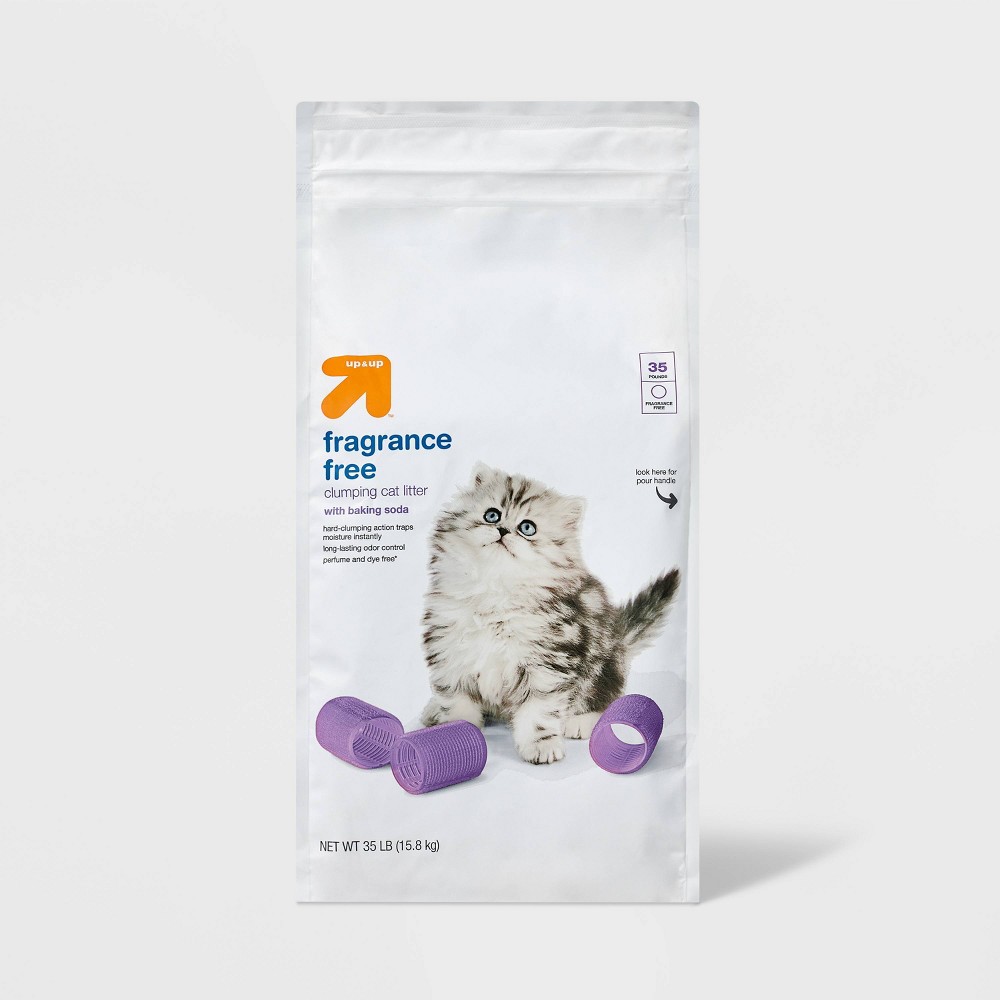 Fragrance Free with Baking Soda Clumping Cat Litter - 35lbs - up & up™
