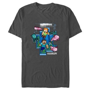 Men's Minecraft Under the Sea T-Shirt - 1 of 4