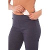 Rekucci Women's Pull-On Mid-Rise Straight-Leg Capri Pants with Tummy Control and Hidden Pocket - 4 of 4