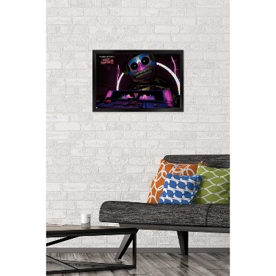 Trends International Five Nights at Freddy's: Help Wanted 2 - DJ Music Man Framed Wall Poster Prints Black Framed Version 14.725" x 22.375"