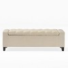 TUYOHW Upholstered Bench with Soft Cushion, Modern Bench for Living Room and Bedroom, Comfortable Bench for Adults - 2 of 4