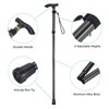 Unique Bargains Aluminum Alloy Quick Lock Collapsible Hiking Trekking Poles 33-37 Inch 2 Pcs - 4 of 4