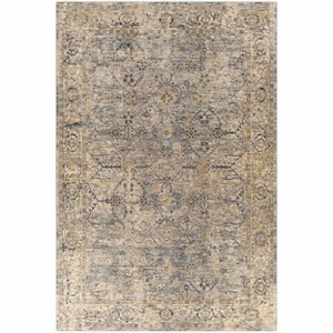 Hauteloom Aspengos Gray/Denim Luxe Performance Rug - 1 of 4