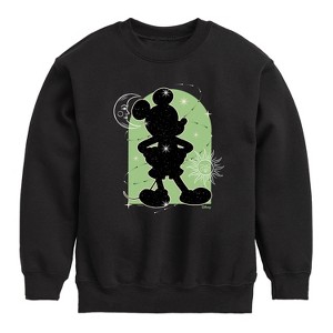 Boys' - Disney - Celestial Mickey Mouse Graphic Long Sleeve Fleece Sweatshirt - 1 of 4