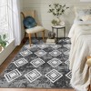 Area Rug Moroccan Soft Rug Modern Geometric Rug for Bedroom Living Room Kitchen Dining Room Rugs - 3 of 4