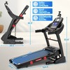 Portable Folding Treadmill 4.5 HP, 300 lbs Capacity, 15% Auto Incline, 70+ Programs, APP Control, HiFi Speakers, iPad Holder - 4 of 4
