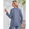 Clearlove Womens One Button Blazer Casual Open Front Long Sleeve Suit Jackets Business Work Office Blazers - 3 of 4