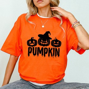 Simply Sage Market Pumpkin Trio Short Sleeve Tee - 1 of 4