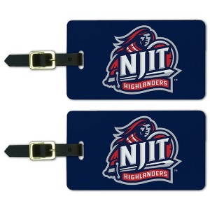 New Jersey Institute of Technology Primary Logo Luggage ID Tags Suitcase CarryOn Cards  Set of 2 - 1 of 4