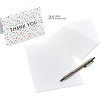 24ct Thank You Cards Confetti - Spritz™: Multicolored Typography Greeting Cards Pack for All Occasions, 3.5"x5" - 3 of 4