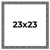 PosterPalooza | Square Distressed Black Picture Frame - UV Acrylic, Foam Board Backing, Hanging Hardware - 2 of 4