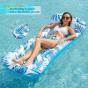 Jasonwell Inflatable Pool Float Lounge for Adults, Blue Floating Lounger, Sun Tanning Float, Swimming, Lake, Beach Party Toy - 2 of 4