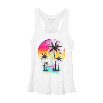 Women's Design By Humans Sound of Summer By clingcling Racerback Tank Top