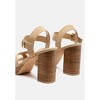 Choupette Suede Leather Block Heeled Sandal - 2 of 4